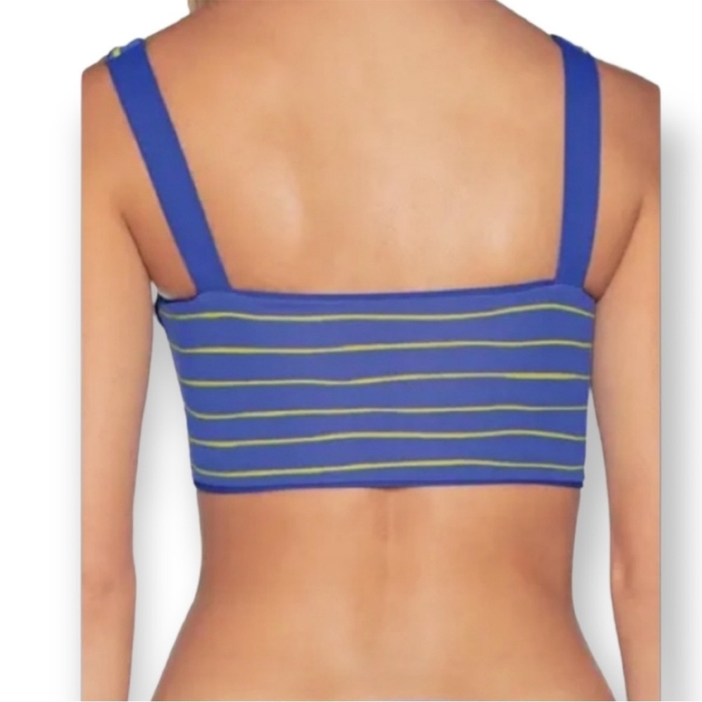Maaji smocking dazzle 4 way reversible lace up bikini top - Picture 4 of 14